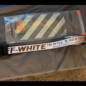 Unisex off white belt